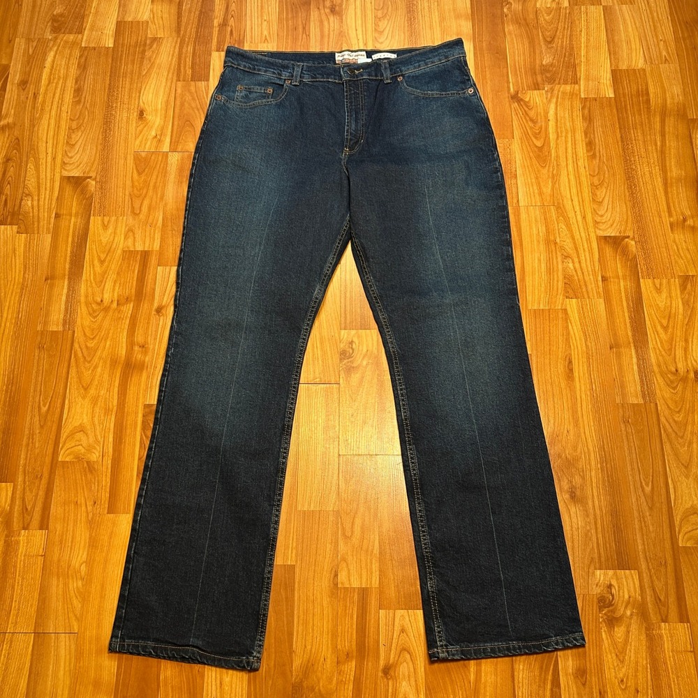 Vintage 2003 Old Navy Women Boot Cut Jeans 16 Regular Blue Stretch